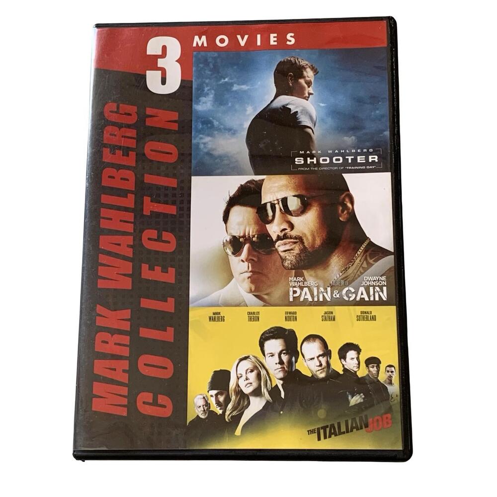 Mark Wahlberg 3-Movie Collection DVD Action Thriller Comedy Crime R